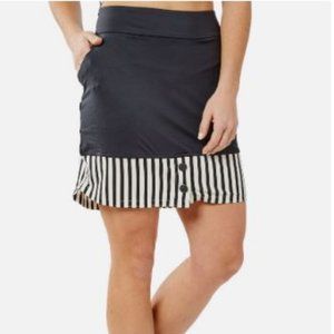Belyn Key Shirt Tail Golf Skort, M